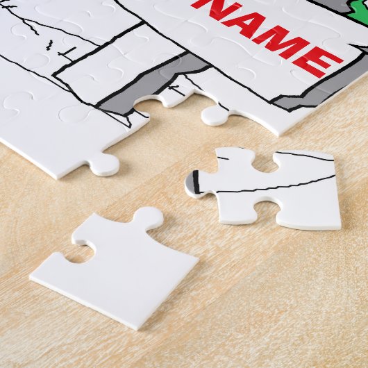 Puzzle Style de Noël Snowman (Côté)