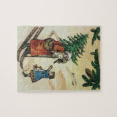 Puzzle Style de Noël vintage (Horizontal)