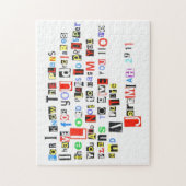 Puzzle Style de note de rançon de 29:11 de Jérémie (Vertical)