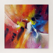 Puzzle Style Expressionniste Abstrait moderne Couleur de (Horizontal)
