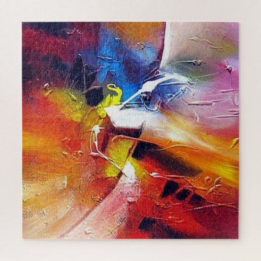 Puzzle Style Expressionniste Abstrait moderne Couleur de (Vertical)