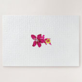 Puzzle Style floral, ArtyClick Crimson, Or léger (Horizontal)