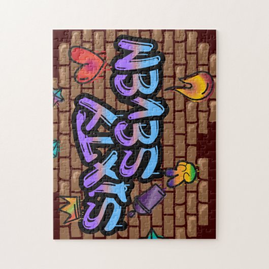 Puzzle Style Graffiti 67 (Vertical)