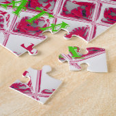 Puzzle Style Hakuna Matata Rouge (Côté)