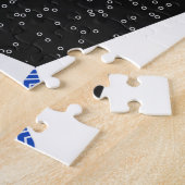 Puzzle Style Memphis : Collage géométrique créatif. (Côté)