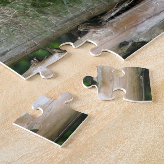 Puzzle Style occidental Rustique Wagon Wheel Jigsaw Puzzl (Côté)