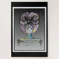 Style punk à vapeur Rococo dame illustration