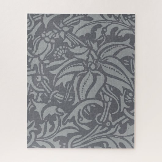 Puzzle Style Scottish Thistle Knot William Morris (Vertical)