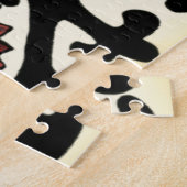 Puzzle Style Suzani Motif Floral Décoratif (Côté)