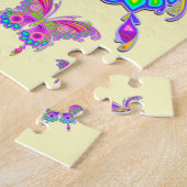 Puzzle Style tatoué Butterfly Colorful (Côté)
