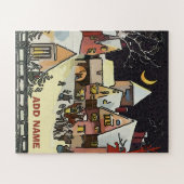 Puzzle Style village de Noël (Horizontal)