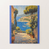 Puzzle Style vintage Côte d'Azur (Vertical)