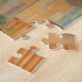 Puzzle Style vintage Côte d'Azur Aquarelle Voyage Françai (Côté)