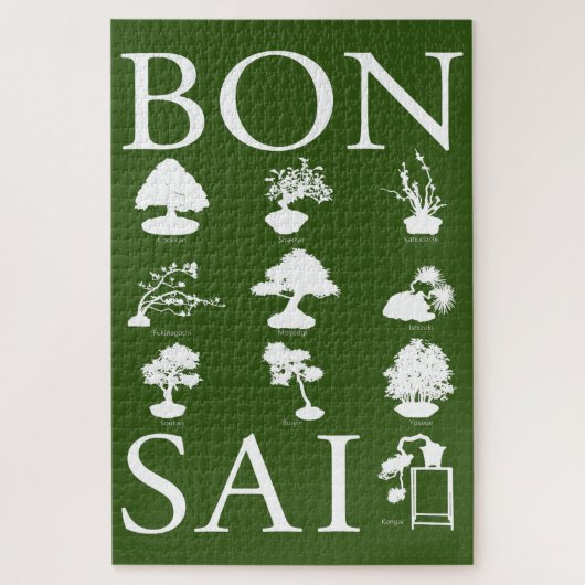Puzzle Styles de base de l'arbre Bonsai (Vertical)
