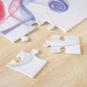 Puzzle stylet rouge de chaussure de tire-bouchon (Côté)