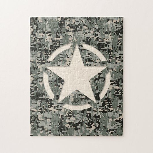 Puzzle Stylo Star sur le Camouflage numérique (Vertical)