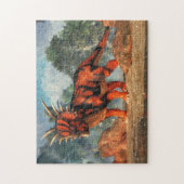 Puzzle Styracosaurus (Vertical)