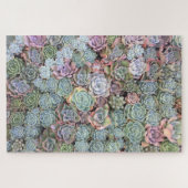 Puzzle succulent en pastel de jardin (Horizontal)