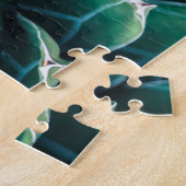 Puzzle Succulent vert et blanc (Côté)