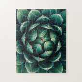 Puzzle Succulent vert et blanc (Vertical)