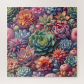 Puzzle Succulents (Vertical)
