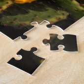 Puzzle Succulents Jardin Fleurs Jaunes Cactus Feuille ver (Côté)