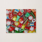 Puzzle Sucrerie colorée de Noël (Horizontal)