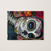 Puzzle Sucrerie de crâne de sucre (Horizontal)