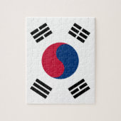 Puzzle sud-coréen de drapeau (Vertical)