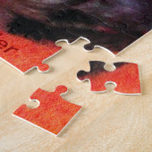 Puzzle Sugar Glider in Orange Hanging Bed (Côté)