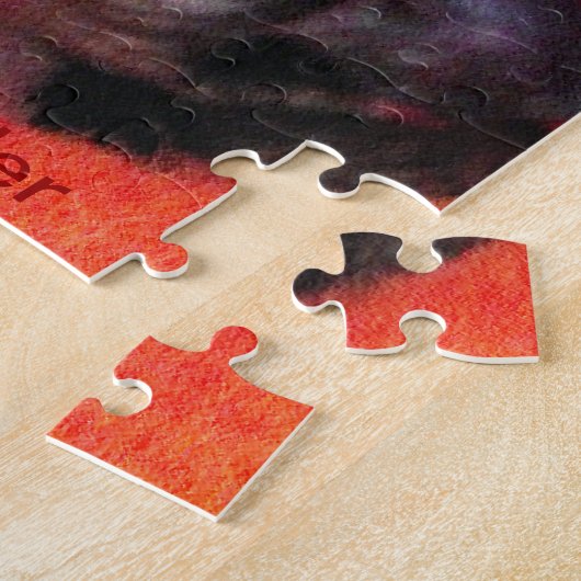 Puzzle Sugar Glider in Orange Hanging Bed (Côté)