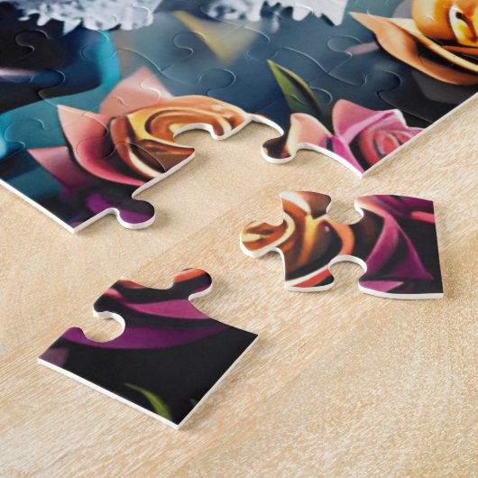 Puzzle Sugar Skull Art - Esprit festif (Côté)