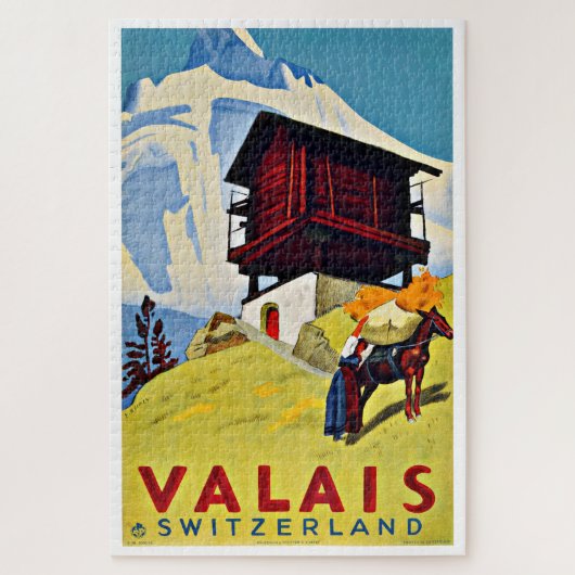 Puzzle Suisse - Vintage voyage (Vertical)