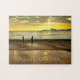 Puzzle Summer Sunset Beach Paysage balnéaire Personnalisé