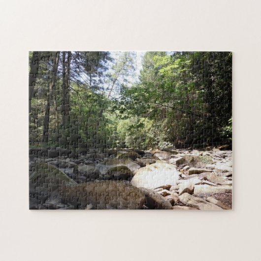 Puzzle Sun et ombre dans un lit de crique (Horizontal)