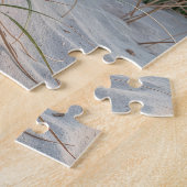 Puzzle Sun Hat On Rustic Beach Fence Post (Côté)