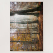 Puzzle Sun Rays Mystic Misty Forest (Vertical)