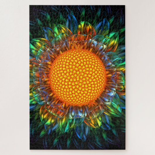 Puzzle Sunburst Daisy (Deluxe) (Vertical)