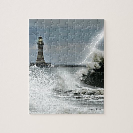 Puzzle Sunderland - pilier et phare de Roker (Vertical)