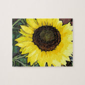 Puzzle Sunflower large yellow (Horizontal)