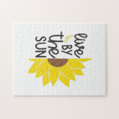 Puzzle Sunflower Lover | Vivez Par Le Soleil (Horizontal)