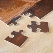 Puzzle Sunflowers and Daisies on Rustic Table (Côté)