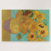 Puzzle Sunflowers par Vincent Van Gogh (Horizontal)
