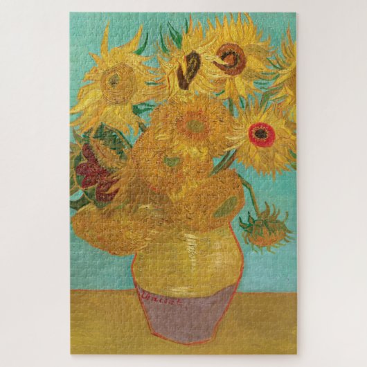 Puzzle Sunflowers par Vincent Van Gogh (Vertical)