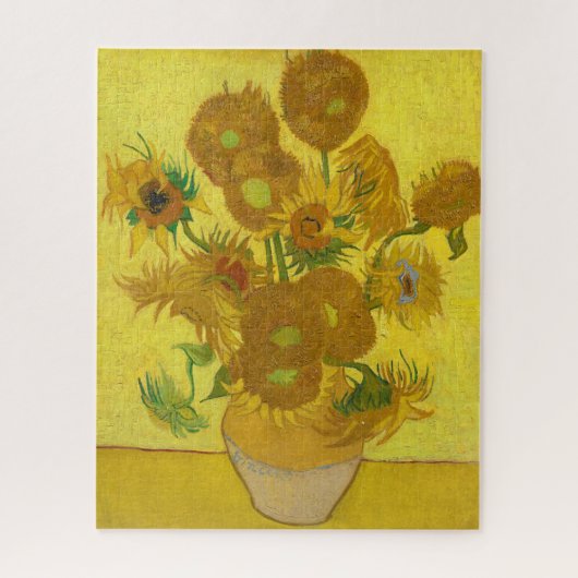 Puzzle Sunflowers par Vincent van Gogh (Vertical)