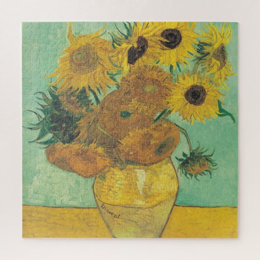 Puzzle Sunflowers par Vincent Van Gogh (Vertical)