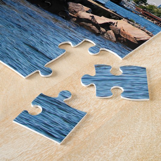 Puzzle Sunken Rock Lighthouse, New YorkPuzzle (Côté)