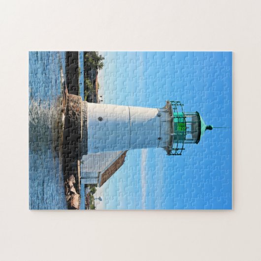 Puzzle Sunken Rock Lighthouse, New YorkPuzzle (Horizontal)