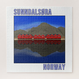 Puzzle Sunndalsora Norvège Scandinave