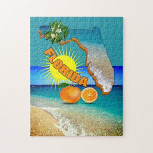 Puzzle Sunny Floride Sunshine Orange Blossom Travel